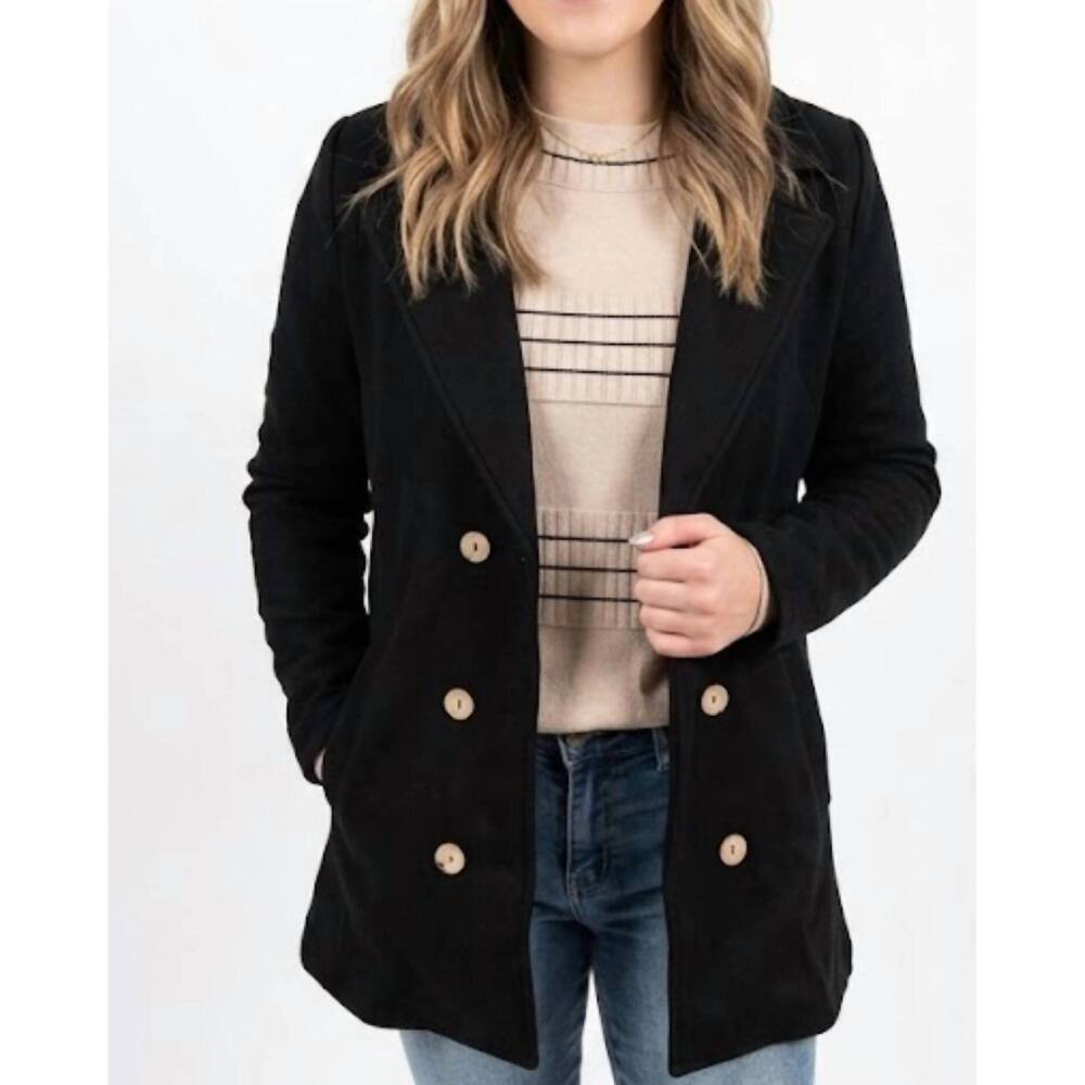 NEW MICHELLE MAE long sweater jacket in black